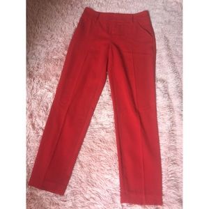 Red Fancy Pants- Alice + Olivia